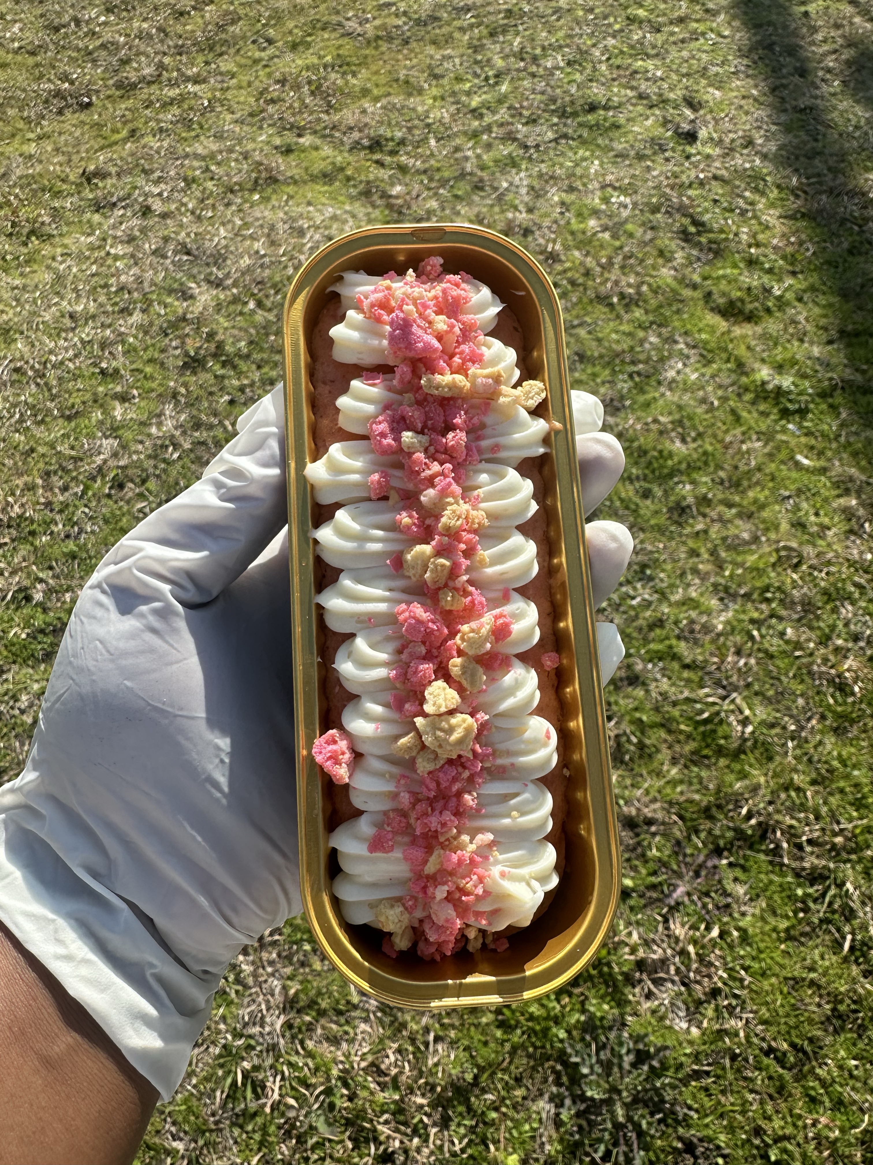 Strawberry Crunch Mini Cake 🎂 