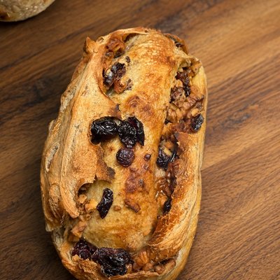 Cranberry Walnut White Chocolate Sourdough