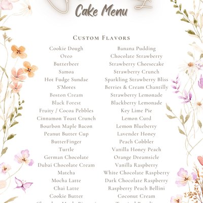 Custom Cakes