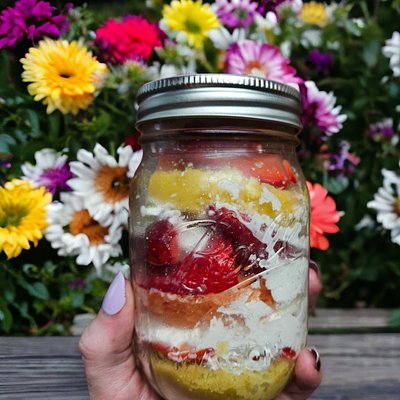 16oz. Strawberry Shortcake Jar