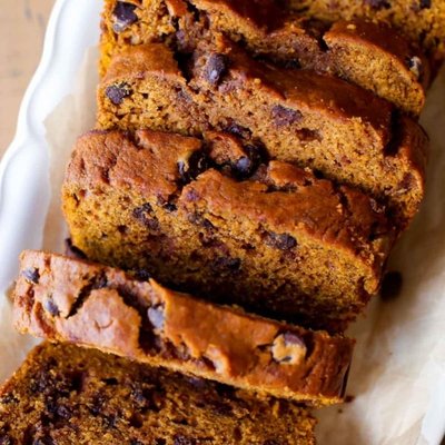 Chocolate Chip Pumpkin Loaf