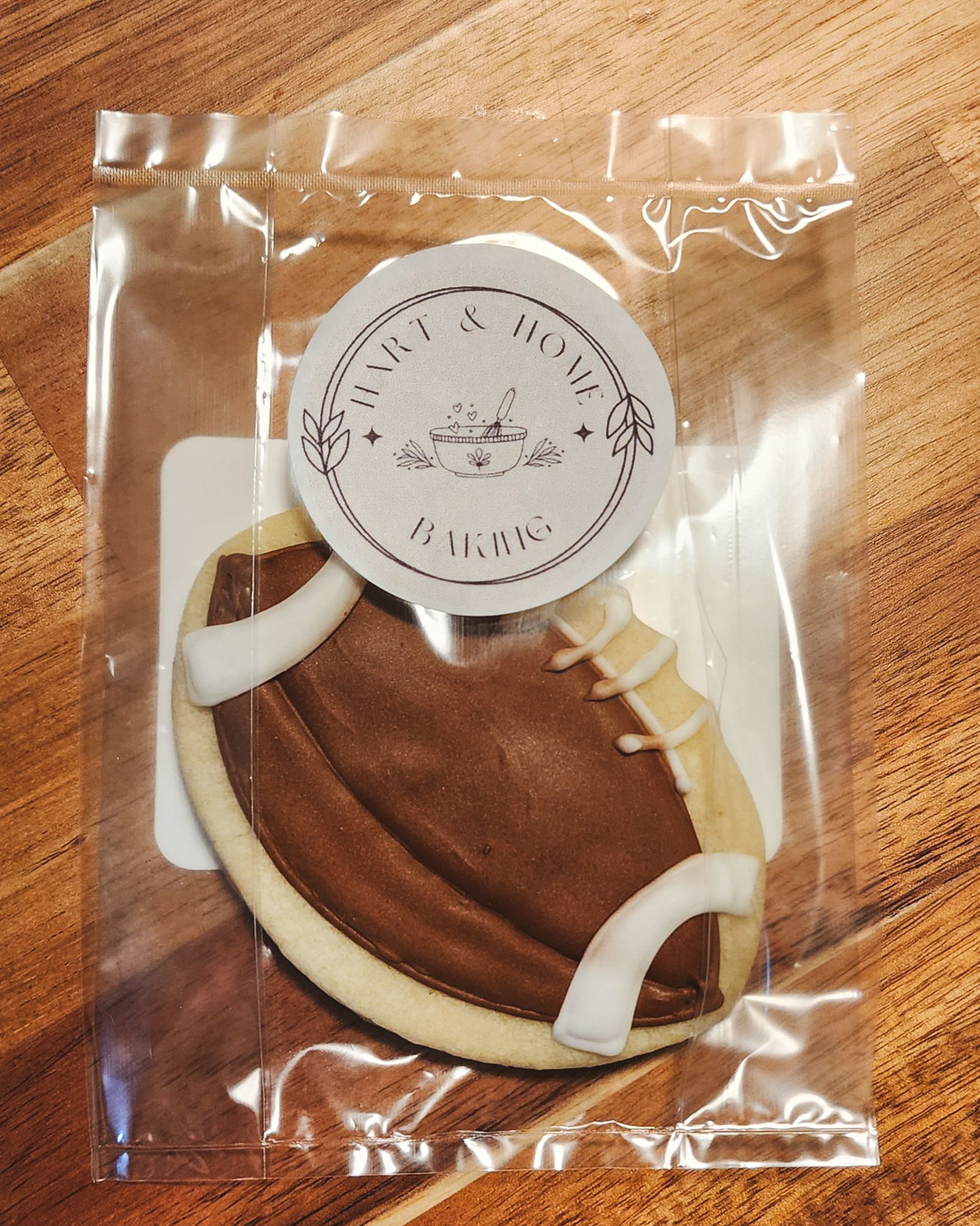 Football Sugar Cookies