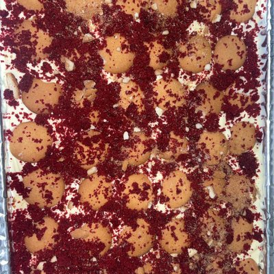 Red Velvet Banana Pudding