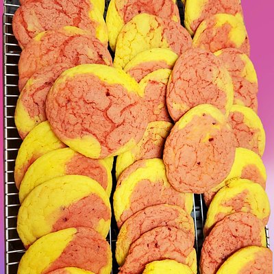 Strawberry Lemonade Cookies 
