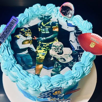 8 Inch Burn Cake