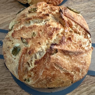 Jalapeño Cheddar Sourdough Bread