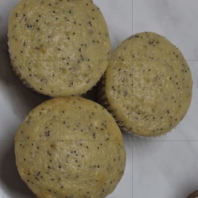 Lemon Poppy Seed Sourdough Muffins 
