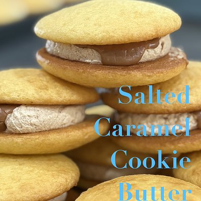 3” Salted Caramel Cookie Butter Whoopie Pie