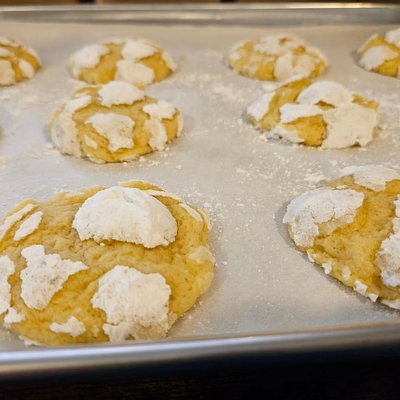 Lemon Crinkle Cookies
