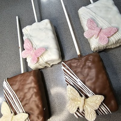 Chocolate Covered Rice Krispy Treats 