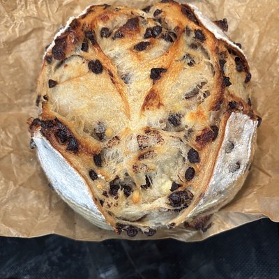 Chocolate and Cream Cheese Chip Sourdough