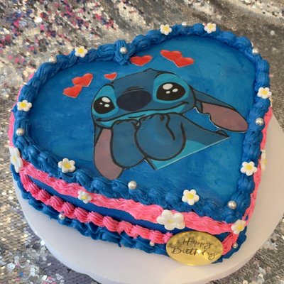 10” Heart Shaped Cake 