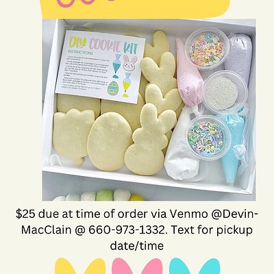 DIY Sugar Cookie Decorating Kit