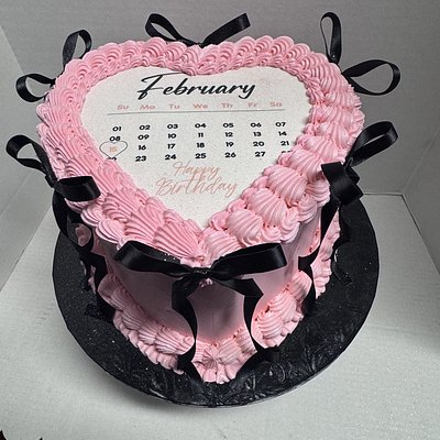 8 Inch Heart Cake 