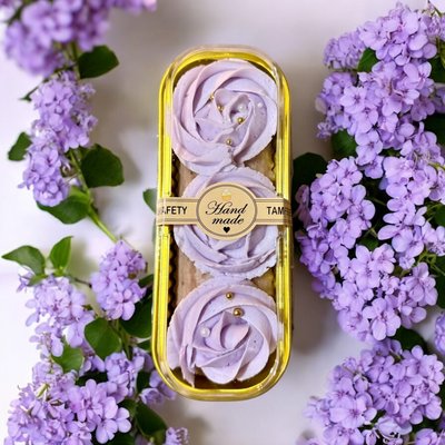 Ube Coconut Cloud Tea Cake 