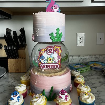 Faux 8” Cake 