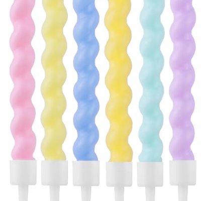 Rainbow Birthday Candles 