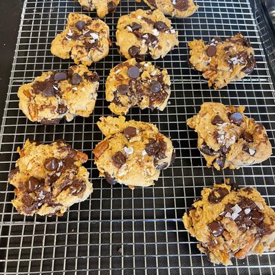 Gluten Free Choclate Chip Pecan Cookies 