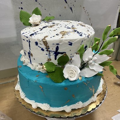 2 Tiered cake - Wedding Cake 