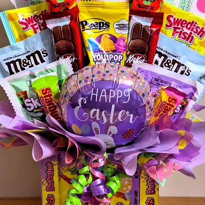 Easter Candy Bouquet & Basket