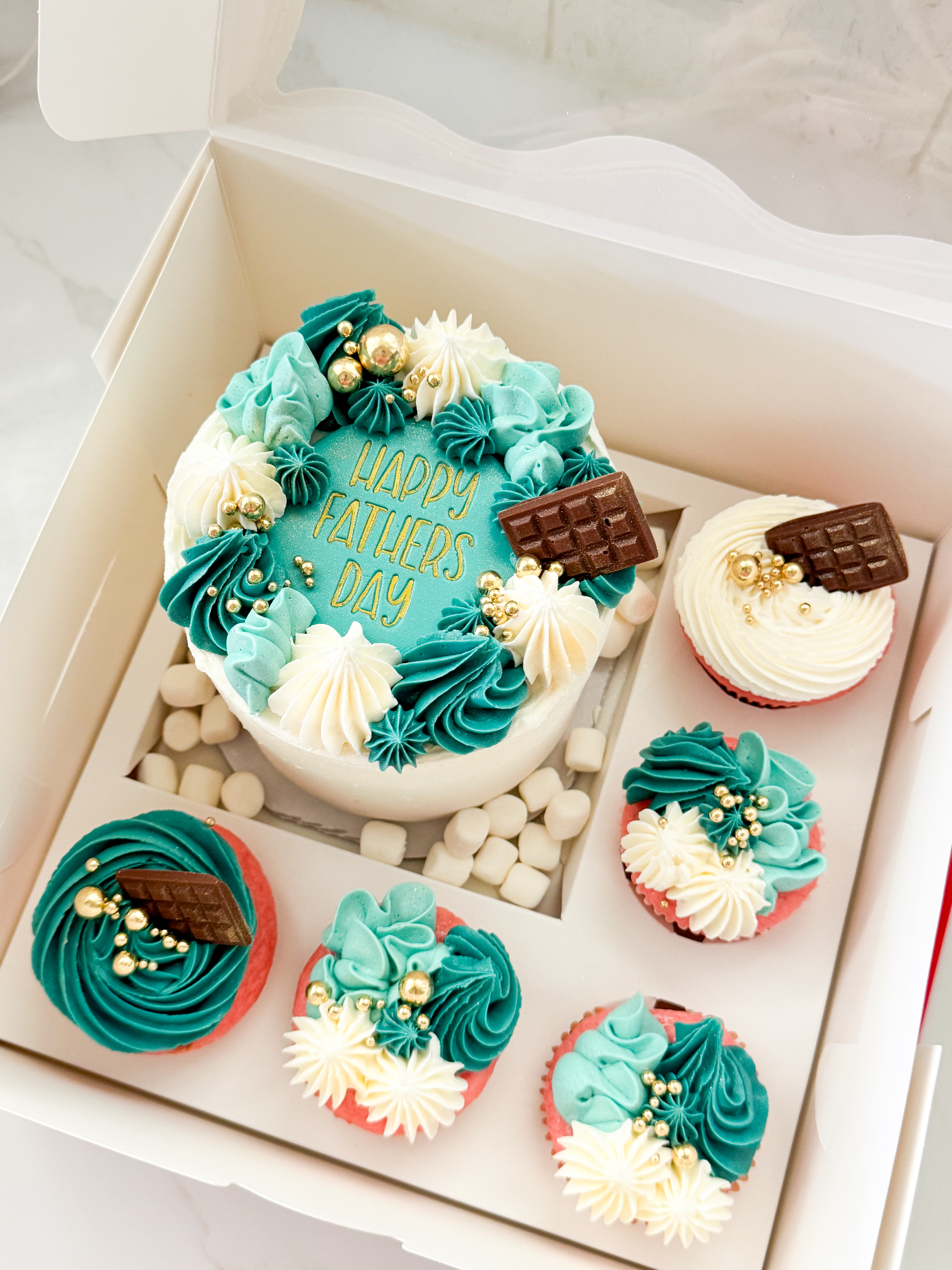 Fathers Day Bento Cake Box 