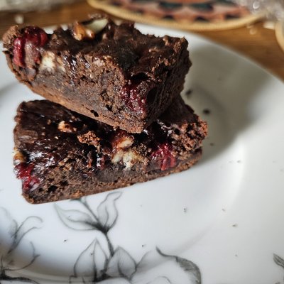Cherry Cheesecake Fudge Brownie Personal Sized