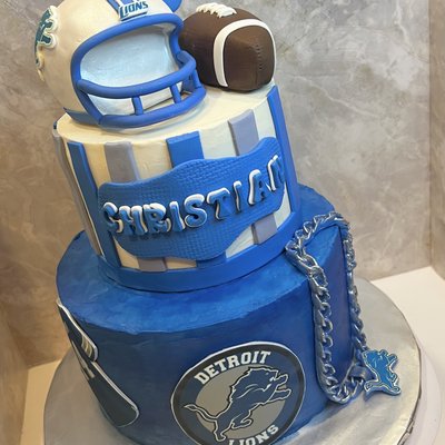 Detroit Lions Cake