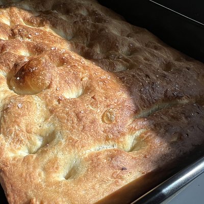 Olive Oil And Sea Salt Focaccia 
