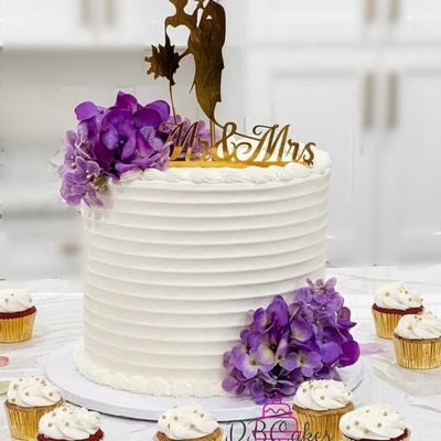 Custom Design Tall 10 Inch Cake