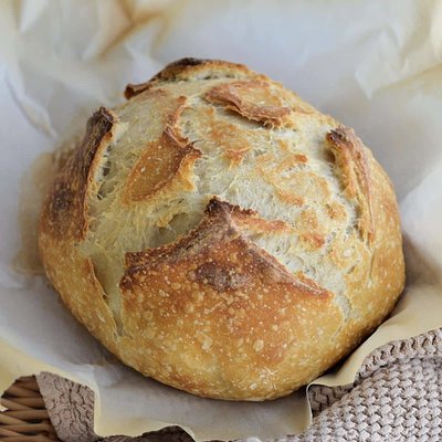 Plain Artisan Sourdough Loaf