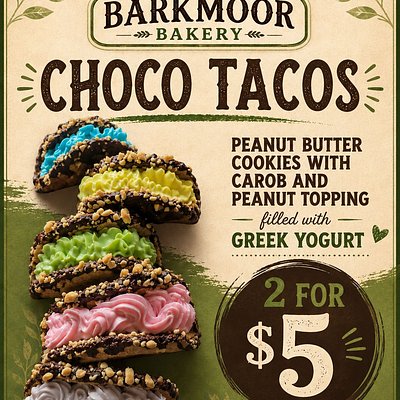 *SPECIAL*  Choco Taco(peanut Butter/Carob