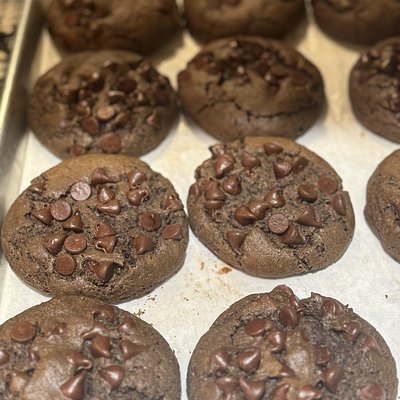 Double Chocolate Cookies 