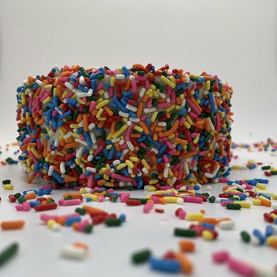 6 Inch Round Confetti Cake
