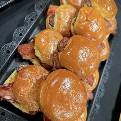PB Bacon Banana Sliders