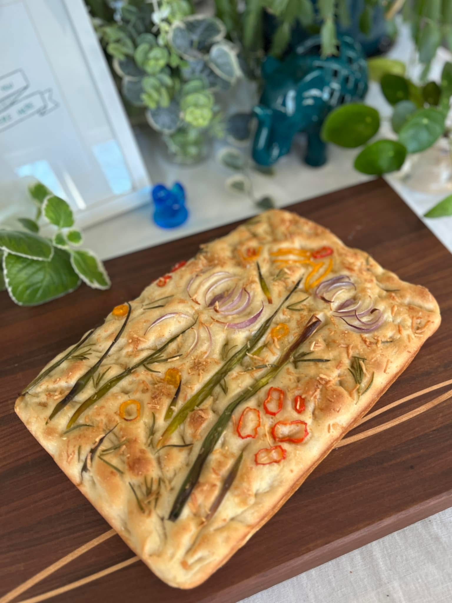Floral Focaccia