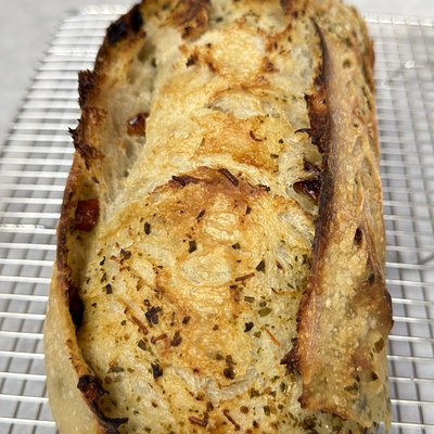 Sun-dried Tomato, Basil, & Parmesan Sourdough