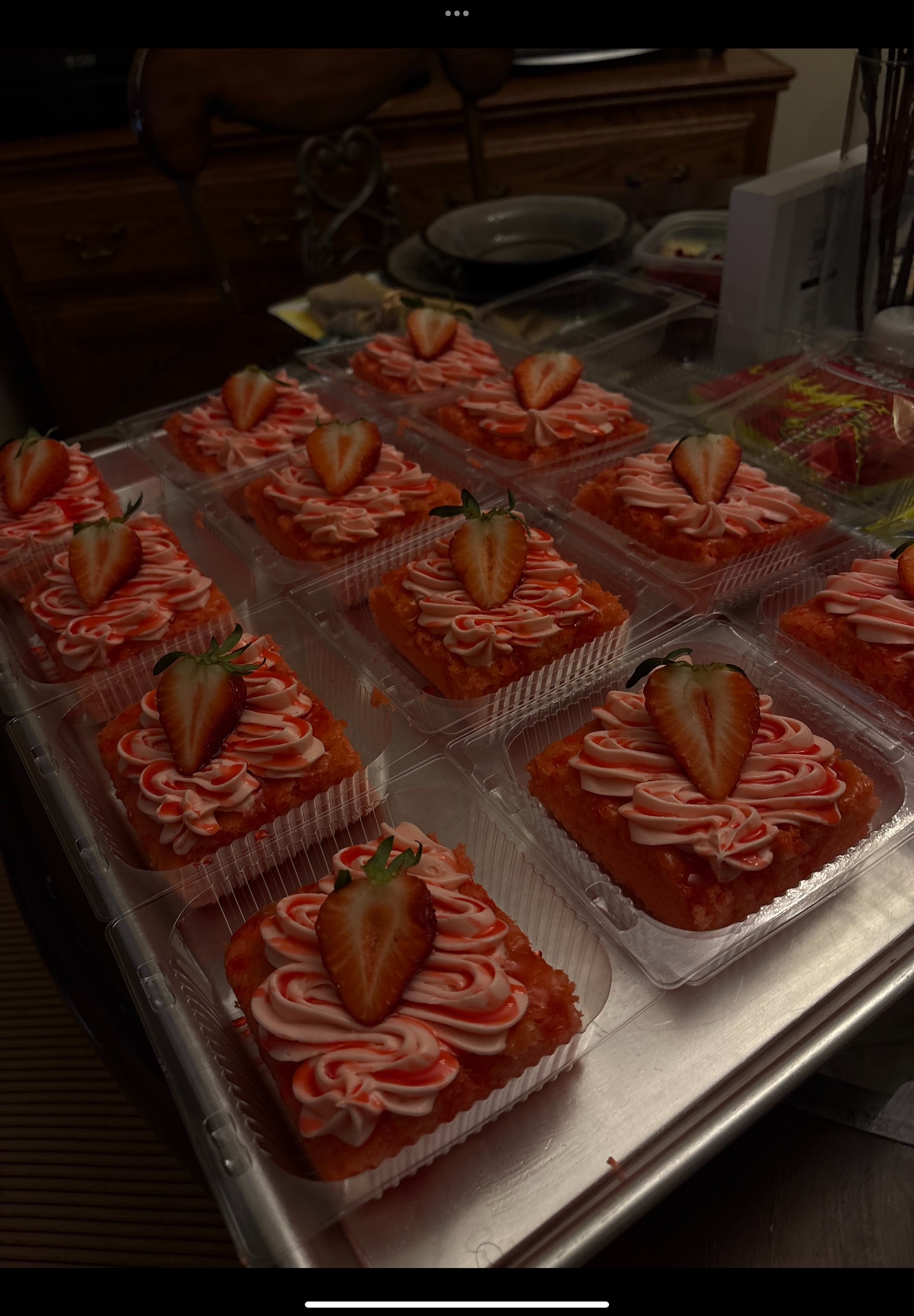 Strawberry Cake Slice