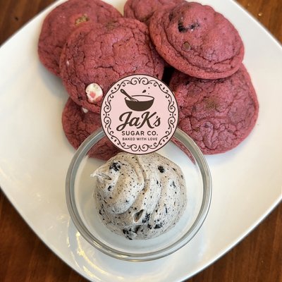 Dunkable Cookie Monster Cookies With Oreo Dip (12 Count With Dip)