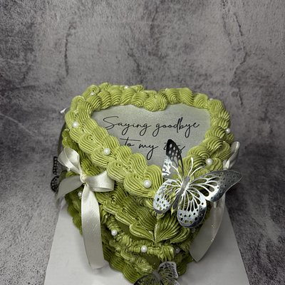 9inch Heart Burn Cake (2 Layers)