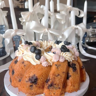 Blueberry Lemon Bunt Cake 