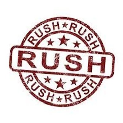 🏃‍♀️ Rush Fee