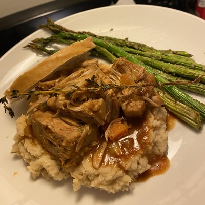 Vegan Jackfruit Stew Meal
