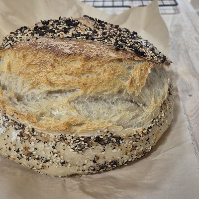 Everything Bagel Sourdough Artisan Loaf