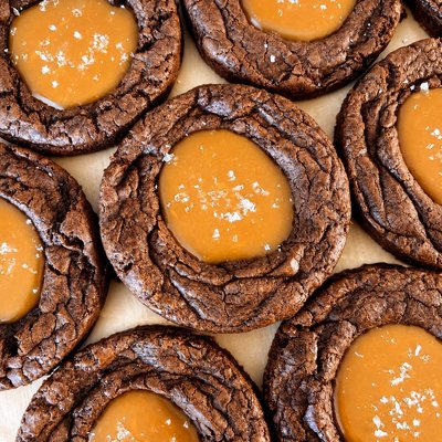 Salted Caramel Brownie Cookie