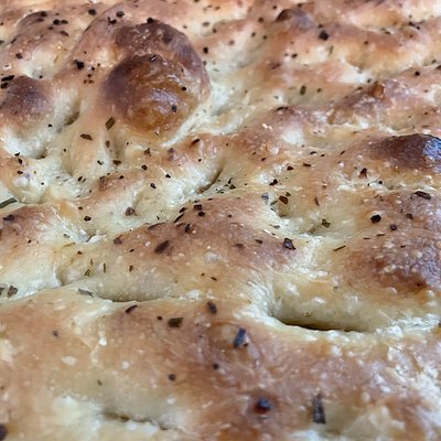 Garlic, Butter And herb Sourdough Focaccia 