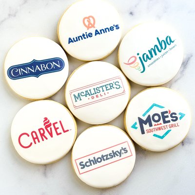 Printed Logo Cookies