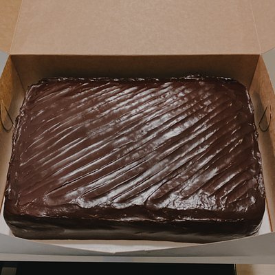 Chocolate Yema Cake 