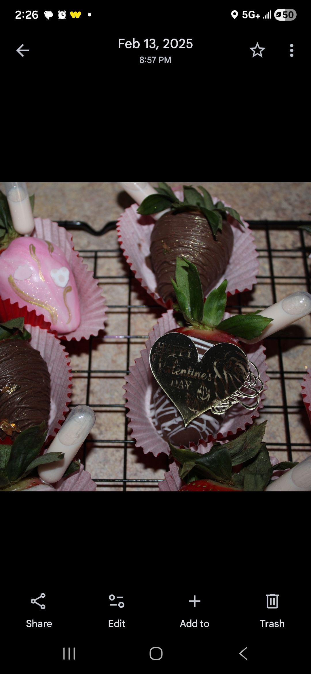 Chocolate Covered Strawberries 