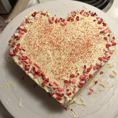 Mini Heart Shaped Cake