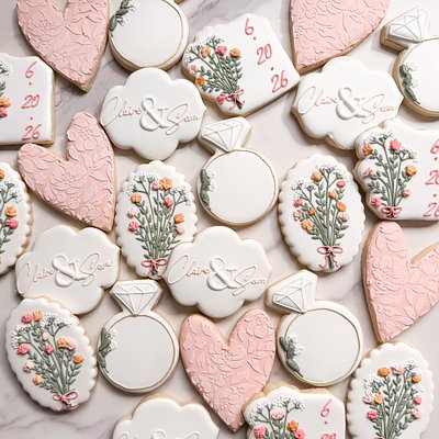 Decorated sugar cookies 